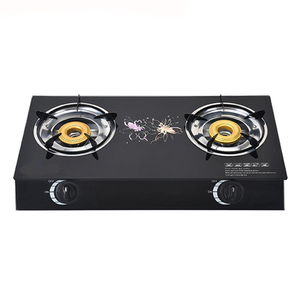 Home kitchen cooking appliance best price 2 burner commercial built-in flip-open gas stove gas cooker