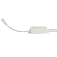 Tube lumineux LED intelligent étanche IP67 pour réfrigérateur commercial, longueur personnalisable, bande LED durable en nickel brossé HZ-D11-A