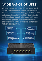 Pare-feu sans ventilateur PC 6 LAN Intel Pentium 4405U DDR4 I211 NIC WOL PXE Boot 3G 4G LTE Linux Pfsense Mini routeur ordinateur