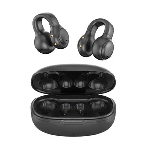 New Trending M30 Tws Ear Clip Headphones Bone Condução Wireless Earbuds Touch Control Fones De Ouvido Aberto Earclip Headset