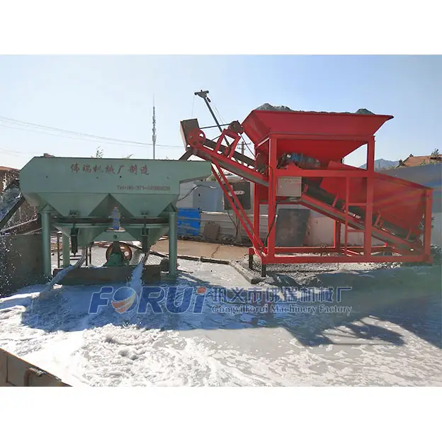 Баритовая установка для промывки минерального сепаратора, оборудование для переработки баритовой руды