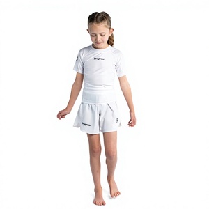 Maillot de compression personnalisé à manches courtes pour enfants BJJ MMA Jiu Jitsu No Gi, séchage rapide, pour l'entraînement - Product Image 2