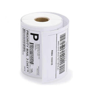 Feuilles d'étiquettes thermiques adhésives personnalisées pour imprimante thermique, papier d'étiquettes pour l'expédition pour les supermarchés - Product Image 3