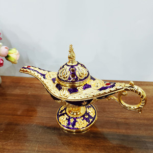 阿拉丁香炉香料器具香薰欧式锌合金复古创意家居工艺品装饰品电镀礼品 - Product Image 3