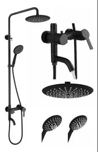 Buon fornitore di vendita rotondo a due funzioni bagno nascosto doccia Set personalizzato Flor Ducha fontana doccia - Product Image 4