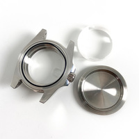 Boîtier de montre personnalisé, étanche 20 ATM, acier inoxydable 316L, 44,8 mm, pièces compatibles avec la couronne à vis 007 Guard