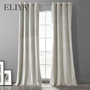ELIYA Hotel di Qualità del Poliestere di Colore Solido di Lusso di <span class=keywords><strong>Perline</strong></span> Decorative Tende del Soggiorno - Product Image 4