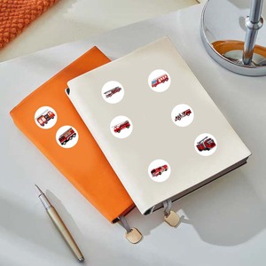 สติกเกอร์รถดับเพลิง8รูปแบบ1นิ้ว500ชิ้น/ม้วนสำหรับแล็ปท็อปกล่องของขวัญโทรศัพท์มือถือตกแต่งแล็ปท็อปโทรศัพท์มือถือ - Product Image 3