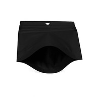 Pochette givrée en Mylar noir mat pour pharmacie médicale, sac de distribution de sortie résistant aux odeurs, sacs en aluminium à fermeture éclair