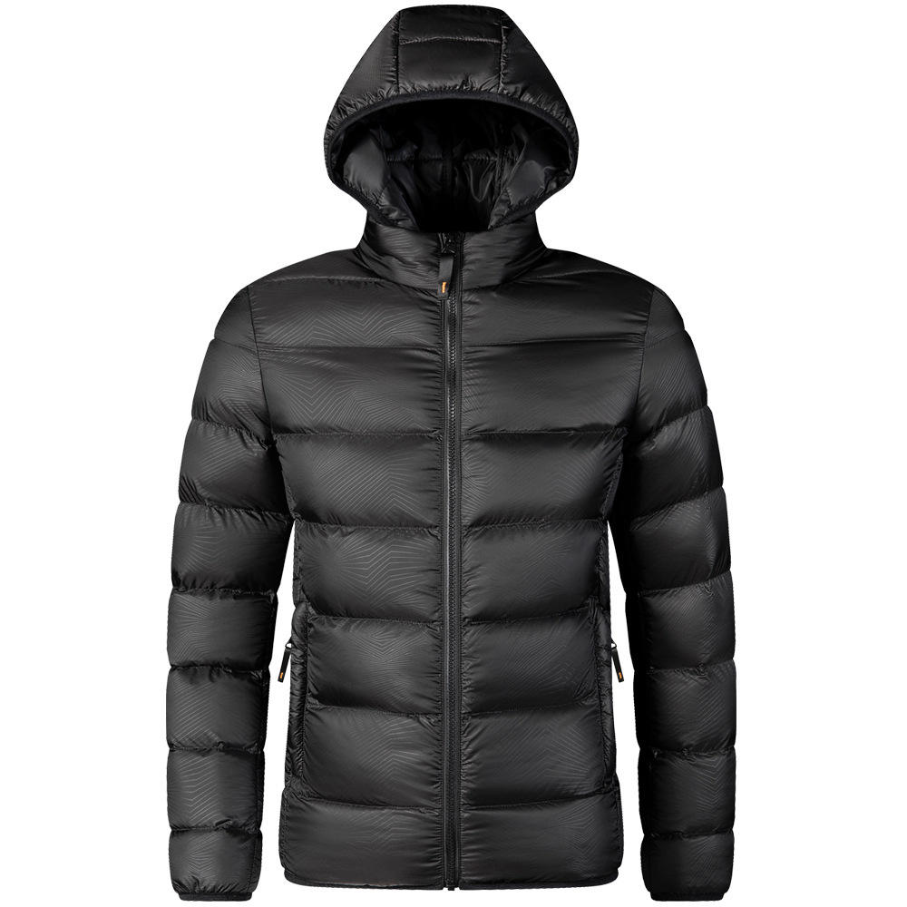 Daunenjacke Herren MÃ¤nner Daunenjacke Mit Kapuze Trend Ing Jacken - Main Image