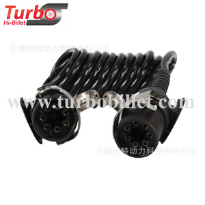 Câble d'alimentation spiralé Wabco 4460082430 EBS 24V avec connecteur pour électronique de camion - Product Image 4