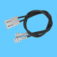 Faisceau de câblage de moteur électrique Xinya personnalisé 450 mm 300 V, connecteur à ressort à fourche VH3.96, en cuivre étamé et silicone