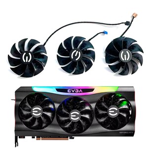 Nuevo ventilador GPU original de 4 pines 87MM PLD09220S12H <span class=keywords><strong>RTX</strong></span> 3090 adecuado para tarjeta gráfica <span class=keywords><strong>EVGA</strong></span> GeForce <span class=keywords><strong>RTX</strong></span> <span class=keywords><strong>3070</strong></span> 3080 <span class=keywords><strong>TI</strong></span> 3090 FTW3 - Product Image 1