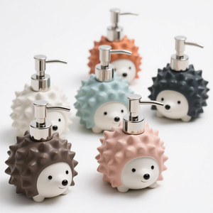 Bouchon de vin en céramique en forme de hérisson, accessoire de boisson à thème animal avec personnalisation complète (taille/couleur/motif de colonne vertébrale) - Product Image 2