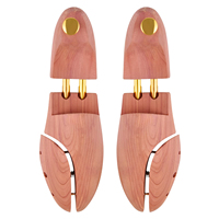 Nouvel Embauchoir de Voyage en Cèdre Personnalisé pour Hommes, Marque NOVISON, Couleur Naturelle, Extensible, pour l'entretien des chaussures