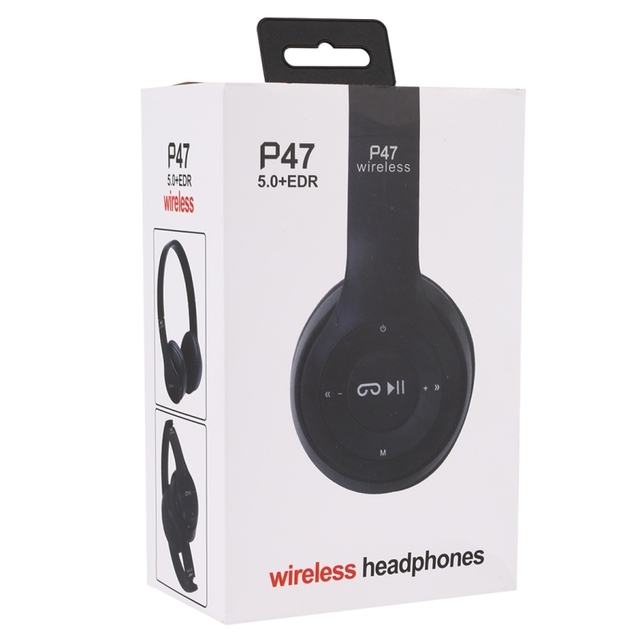 Wholesale P47 Wireless Headphones, Foldable Audifonos P47 Auriculares Inalambricos With 3.5mm Audio Jack