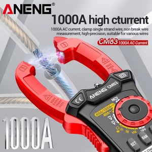 مقياس متعدد 1000A بمشبك احترافي متعدد الوظائف غير متصل ومتعدد الوظائف من ANENG CM83 - Product Image 3