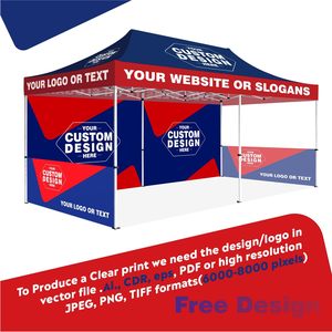 Tùy chỉnh sản xuất ngoài trời kinh doanh thịt nướng triển lãm thương mại lều 3x6m 10x20ft có thể gập lại UV chống thấm nước ngoài trời lều - Product Image 2