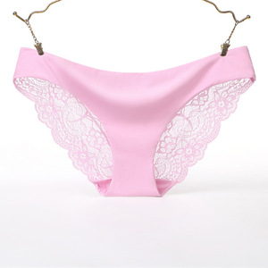 Slip a triangolo in pizzo da donna, in puro cotone e lino, sottili, estivi, a vita bassa, sexy, nuovi shorts da <span class=keywords><strong>ragazza</strong></span> - Product Image 6