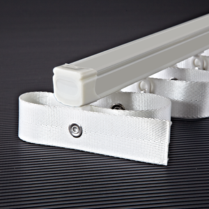 Rail de rideau à plis ondulés de haute qualité en aluminium en forme de S avec barre silencieuse en PVC pour vente en gros - Product Image 5