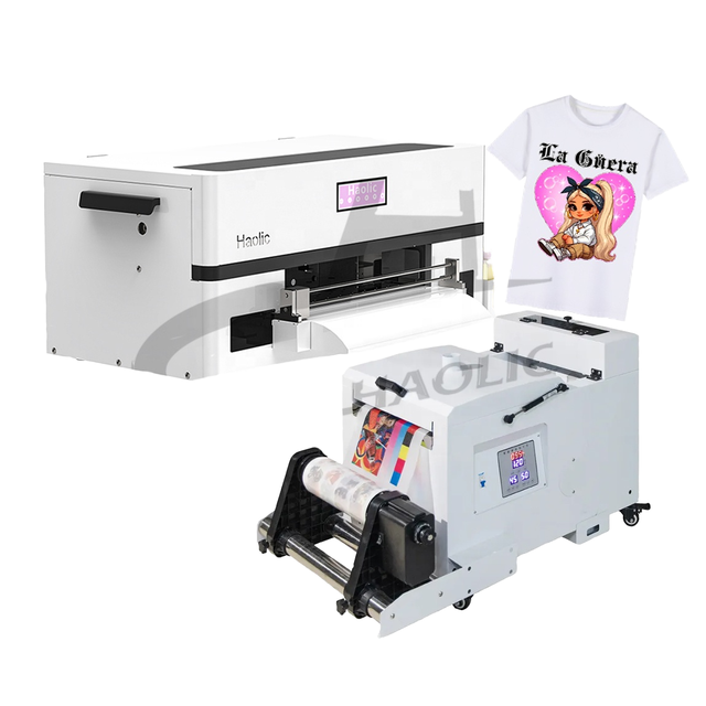 Haolic A3 XP-1 DTF Printer with Shaker and Dryer 13Inch 33CM Tshirt Printing Machine for Small Business