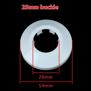 الصالح لتسخين المياه وتكييف الهواء غطاء مثقب جدار الأنابيب PP أنيق - Product Image 2