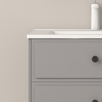 Vente chaude avec matériau en PVC Armoire avec évier Vanité avec miroir Lavabo pour hôtel Salle de bain Vanité de salle de bain moderne