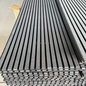 Panel de pared de listones MDF de madera natural, Panel Akoestisch europeo, tablero de pared Akustik Akuanel Holz Eiche para el hogar y la Oficina - Product Image 1