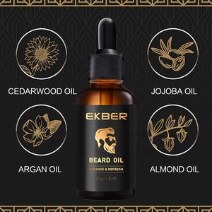 Vente en gros Ekber Wonderful Beard Care Huile et baume à <span class=keywords><strong>barbe</strong></span> à l'amande pure <span class=keywords><strong>pour</strong></span> une hydratation longue durée Kit de croissance de <span class=keywords><strong>la</strong></span> <span class=keywords><strong>barbe</strong></span> Ensemble de toilettage - Product Image 3