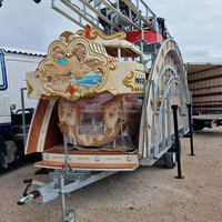 Manège portable pour enfants et adultes, carrousel extérieur pour parc d'attractions mobile, à vendre