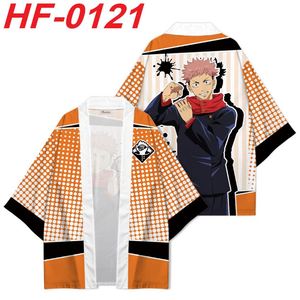 Kimono Jujutsu Satoru Gojo Geto Itadori Yuji Sukuna Nanami Kugisaki Nobara Haori Japonais Anime Kimono Cape Vêtements Adultes - Product Image 3
