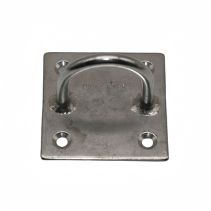 New 304 Stainless Steel Square Deck Door Buckle Marine Pad Eye Plate <b>Hook</b> for <b>Boat</b> Fittings & Hardware - Product Image 1