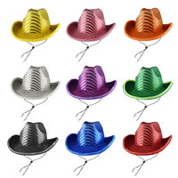 Chapeau de cowboy LED pour la danse, les anniversaires, les mariages, les festivals et Noël