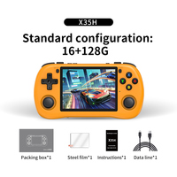 Nouvelle console de jeu portable rétro Powkiddy X35H 64G, lecteur de jeux portable, jeux classiques, console de jeu vidéo portable