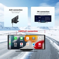 10.26 pouces avant 2K plein écran tactile sans fil Android Auto Carplay Dashcam voiture Navigation voiture lecteur DVD