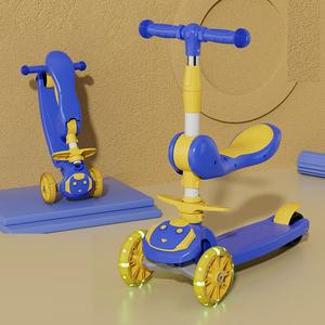 Vente en gros de <span class=keywords><strong>trottinette</strong></span> pliable 3 en 1 pour enfants, 3 en 1, vélo d'équilibre, scooter à 3 roues avec siège pour enfants de 2 à 4 5 à <span class=keywords><strong>10</strong></span> <span class=keywords><strong>ans</strong></span> - Product Image 5