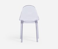 Nouvel espace empilable acrylique Banquet en plastique Transparent vanité chaise plexiglas chaise pour la maison hôtel café