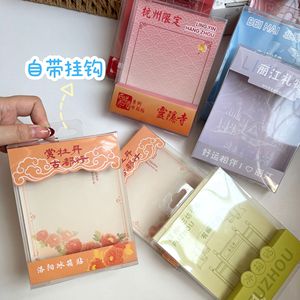 Caja de embalaje magnética transparente de PVC para refrigerador con gancho, caja de regalo de cartón estilo chino con blíster para souvenirs - Product Image 1