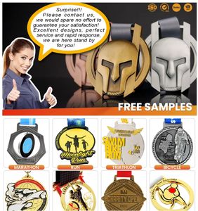 ميدالية ذهبية قابلة للتخصيص للمسابقة الميدانية والحدث الرياضي الماراثون ميدالية تذكارية لصب الميداليات المعدنية للمشي - Product Image 4