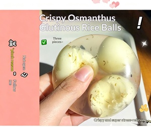 Boules en caoutchouc moulées à la main, best-seller, à peau croustillante, jouet anti-stress, <span class=keywords><strong>Vaseline</strong></span> - Product Image 6