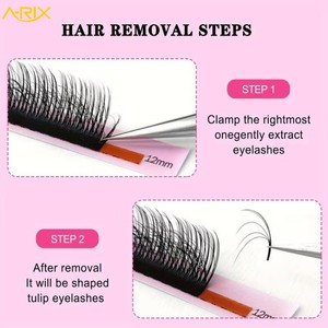 ขนตาปลอม A-RIX Professional LC LD Curl Camellia แบบ 3 มิติ หลายชั้น ฟูเป็นธรรมชาติ  แบบอัตโนมัติ  ขายส่ง - Product Image 3