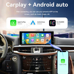 MOOKAKA CarPlay inalámbrico para Lexus <span class=keywords><strong>LX</strong></span> LX570 2016-2019 Mirror <span class=keywords><strong>Link</strong></span> Radio Car Play Android Auto Smart Carplay Box con DSP FM - Product Image 3
