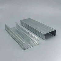 Profilé en acier CD60 UD27, profil CW, canal de plafond suspendu, profilé en acier léger pour bâtiment commercial