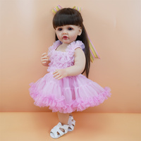 Holesale erC ertiertificated 22 Inch oliolid ilicono born Eben oll ifelike born ebborn Aby ollolls ememale OFT ilicono Fat IRL