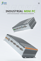 Mini PC industriel sans ventilateur Senke I7, large plage de tension, LAN, VGA, GPIO, Windows 10, Edge, technologie AI, appareils informatiques, ordinateur I5, mini boîtier
