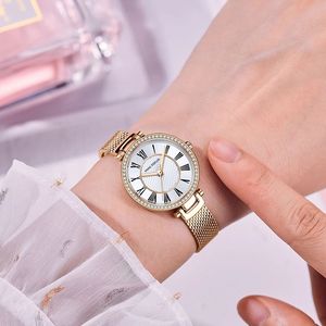 นาฬิกาข้อมือควอตซ์ Mini Focus รุ่น MF0424L MF 0424 สำหรับผู้หญิง สไตล์ญี่ปุ่น กันน้ำ สายสแตนเลสสตีล ดีไซน์หรูหรา แฟชั่นสำหรับสุภาพสตรี - Product Image 4