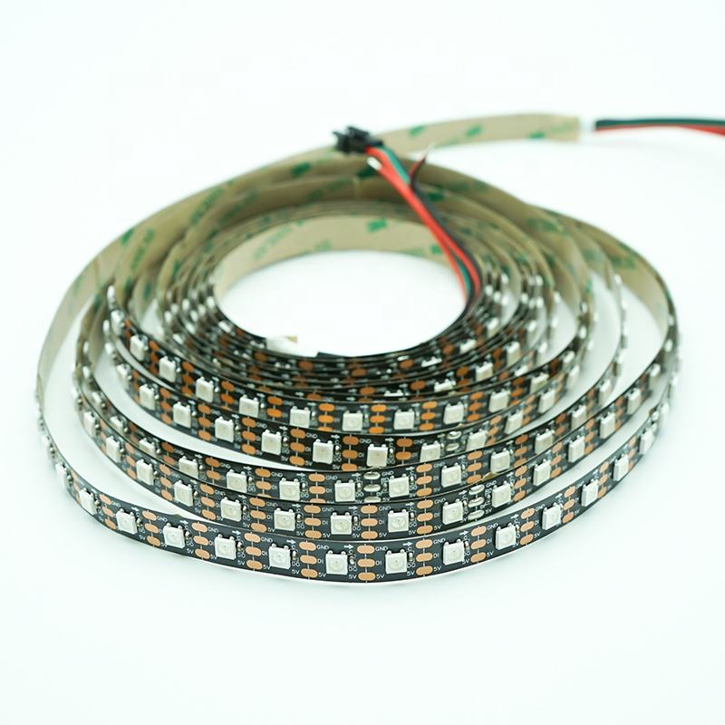 72 LED 5V SK6812 Built-in IC Full Color Programmable SMD 5050 RGB LED Light Strips for Residential Lighting