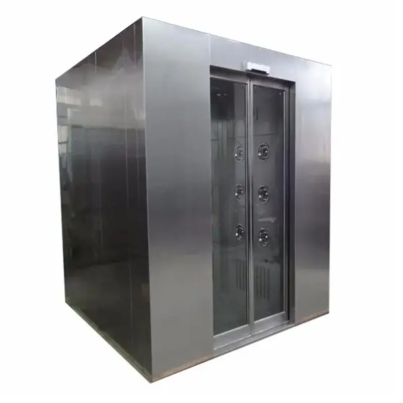High Quality Air Shower Customized SUS 304 Air Shower With Sliding Door Clean Room Air Shower Supplier