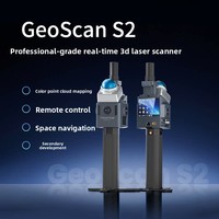 Scanner LiDAR portable GeoScan, haute précision, cartographie 3D à distance, acquisition de données de nuage de points SLAM, gris spatial profond, résolution 1 cm
