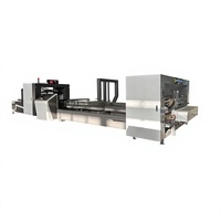 Machine à plier et à coller les cartons ondulés de haute qualité, machine automatique de pliage et de collage du carton